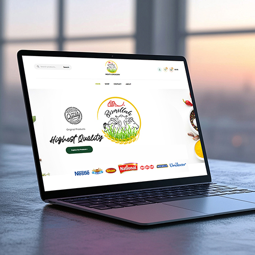 Web Design for Bismillah Meat & Grocery