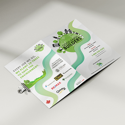 Brochure Design for GoodEarth Builders