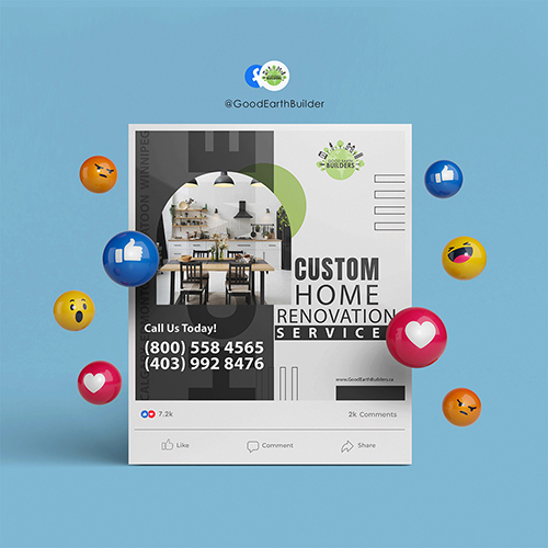 Social Media Post Design for GoodEarth Builders