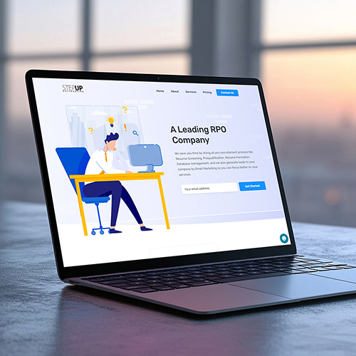 Web Design for StepUp Outsroucing