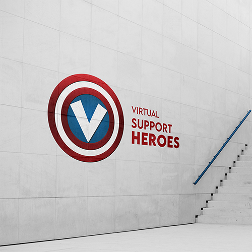 Logo Design for Virtual Support Heroes